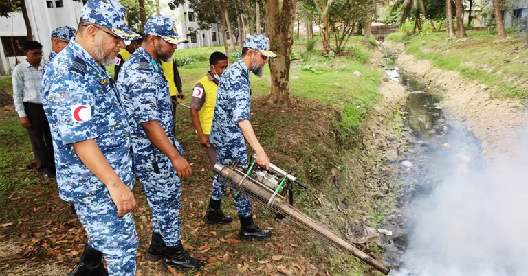মশা দমনে বিমান বাহিনীর কর্মসূচি